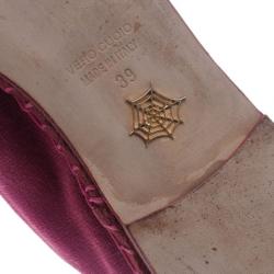 Pre Owned Charlotte Olympia Pink Suede Capri Cat Espadrille Loafers Size 39