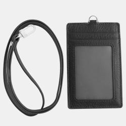 Charriol Black Leather  Card Holder
