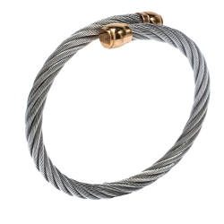 Charriol Celtic SCEAU Twisted Cable Adjustable Bypass Bracelet