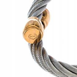 Charriol Celtic SCEAU Twisted Cable Adjustable Bypass Bracelet