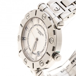Pre Owned Charriol Cream Stainless Steel RT38 Women's Wristwatch 38 mm