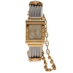 Pre Owned Philippe Charriol Silver Stainless Steel Celtica Women's Wristwatch 20MM