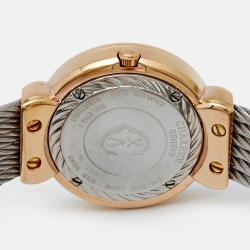 Pre Owned Charriol Mother Of Pearl Two-Tone Stainless Steel St-Tropez ST30PC.560.013 Women's Wristwatch 30 mm