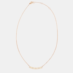 Chaumet Bee My Love Diamond 18k Rose Gold Necklace