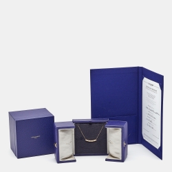 Chaumet Bee My Love Diamond 18k Rose Gold Necklace