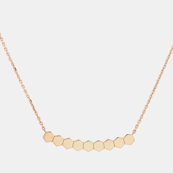 Chaumet Bee My Love Diamond 18k Rose Gold Necklace