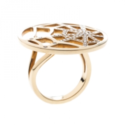 Chaumet Catch Me If You Love Me Diamond 18K Yellow Gold Ring