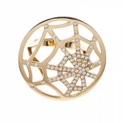 Chaumet Catch Me If You Love Me Diamond 18K Yellow Gold Ring
