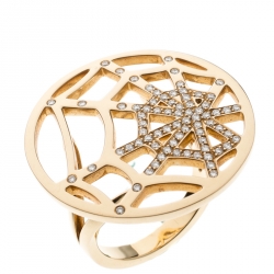 Chaumet Catch Me If You Love Me Diamond 18K Yellow Gold Ring