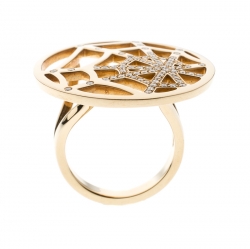 Chaumet Catch Me If You Love Me Diamond 18K Yellow Gold Ring