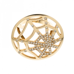 Chaumet Catch Me If You Love Me Diamond 18K Yellow Gold Ring