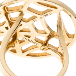 Chaumet Catch Me If You Love Me Diamond 18K Yellow Gold Ring