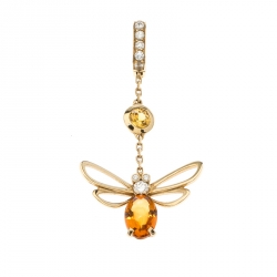 Chaumet Bee Catch Me if You Love Me Citrine Yellow Gold Charm