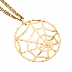Chaumet Catch Me If You Love Me  Spider Diamond Yellow Gold Necklace