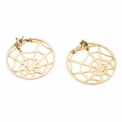 Chaumet Catche Me If You Love Me Diamond Yellow Gold Earrings 