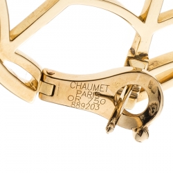 Chaumet Catche Me If You Love Me Diamond Yellow Gold Earrings 