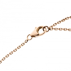 Chaumet Attrape-Moi...si tu M'aimes Diamond Pink Opal 18k Rose Gold Pendant Necklace