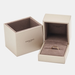 Chaumet Bee My Love 18k Yellow Gold Band Ring Size 54