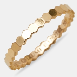 Chaumet Bee My Love 18k Rose Gold Ring Size 56