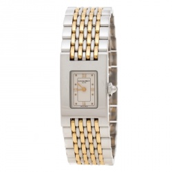 Pre Owned Chaumet Cream Stainless Steel Khesis 121 Women's Wristwatch 19 mm