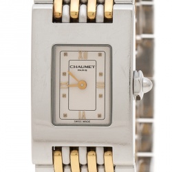 Pre Owned Chaumet Cream Stainless Steel Khesis 121 Women's Wristwatch 19 mm