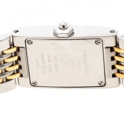 Pre Owned Chaumet Cream Stainless Steel Khesis 121 Women's Wristwatch 19 mm
