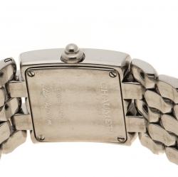 Pre Owned Chaumet White Stainless Steel Khesis Women's Wristwatch 21 mm