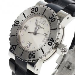 Pre Owned Chaumet Cream Stainless Steel 622B Women's Wristwatch 32MM