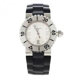 Pre Owned Chaumet Cream Stainless Steel 622B Women's Wristwatch 32MM