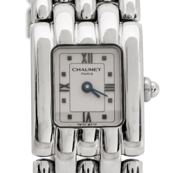 Pre Owned  Chaumet Beige Stainless Steel Khesis Women's Wristwatch 17.50 mm