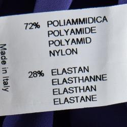 La Petite Robe Di Chiara Boni Purple Ruffle Detail Ruched Long Sleeve Maxi Dress S