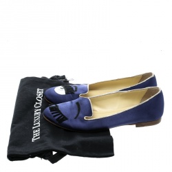 مملوكة مسبقًا حذاء باليرينا فلات شيارا فيراغني فليرتينغ غليتر ذهبي مقاس 37