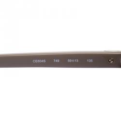 Pre Owned Chloe Brown CE604S Square Sunglasses