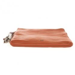 Chloe Orange Leather Eva iPad Cover