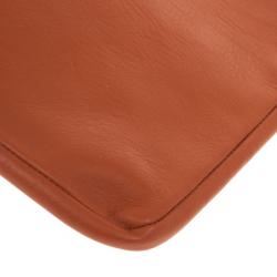 Chloe Orange Leather Eva iPad Cover