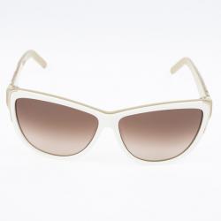 Pre Owned Chloe White Woman Sunglasses CE602S-275