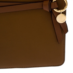 Chloe Brown Leather Notebook Organizer