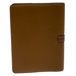 Chloe Brown Leather Notebook Organizer