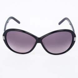 Pre Owned Chloe Black 605S Round Women's Sunglasses