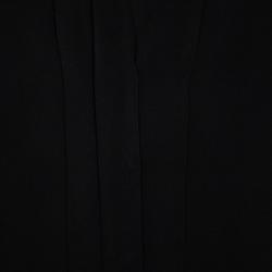 Pre Owned Chloe Velvet Embellished Collar Silk Shirt S