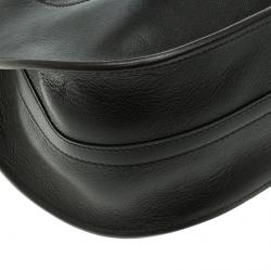 Chloe Black Leather Small Hayley Hobo