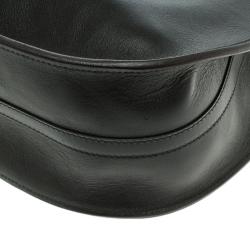 Chloe Black Leather Small Hayley Hobo