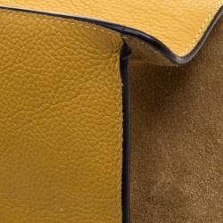 Pre Owned حقيبة يد كلوي فاي جلد صفراء