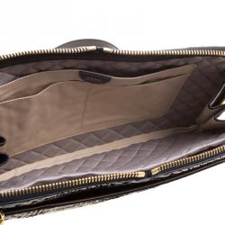 Pre Owned Chloe Black Python Lucy Shoulder Bag