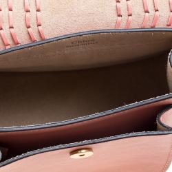 مملوكة مسبقًا Chloe Misty Rose Leather Mini Hudson Shoulder Bag