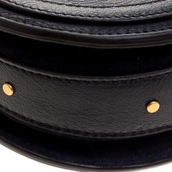 مملوكة مسبقًا Chloe Navy Blue Leather Pixie Shoulder Bag