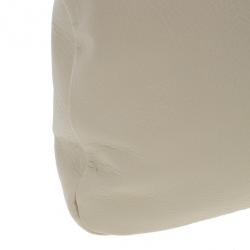 مملوكة مسبقًا Chloe Cream Leather Leonie Clutch