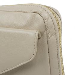 مملوكة مسبقًا Chloe Cream Leather Leonie Clutch