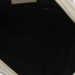 مملوكة مسبقًا Chloe Cream Leather Leonie Clutch