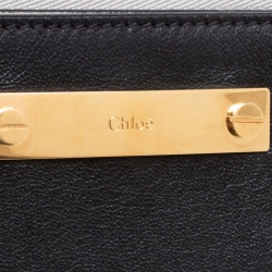 Pre Owned Chloe Black Leather Pochette 